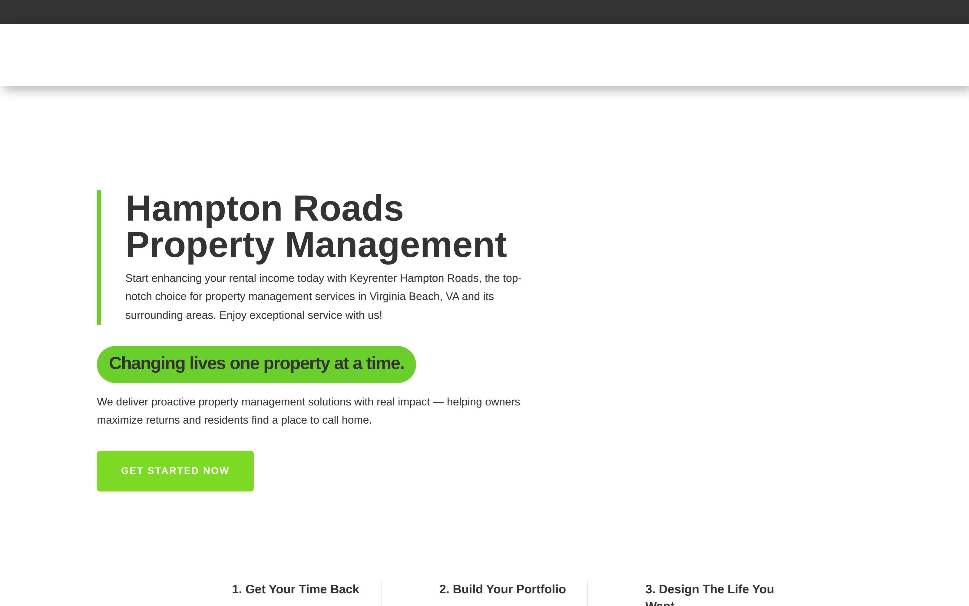 Keyrenter Hampton Roads website screenshot