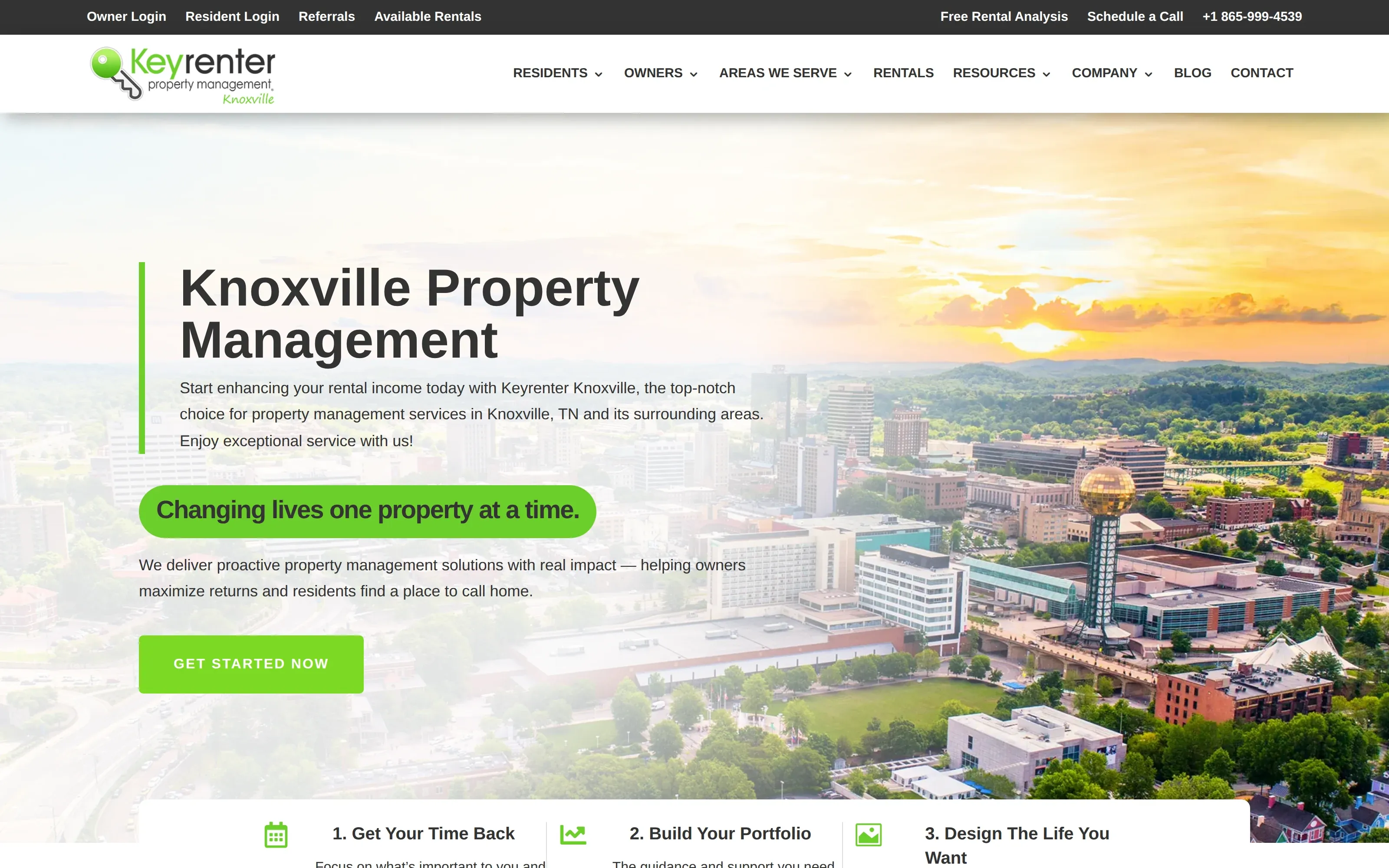 Keyrenter Knoxville website screenshot