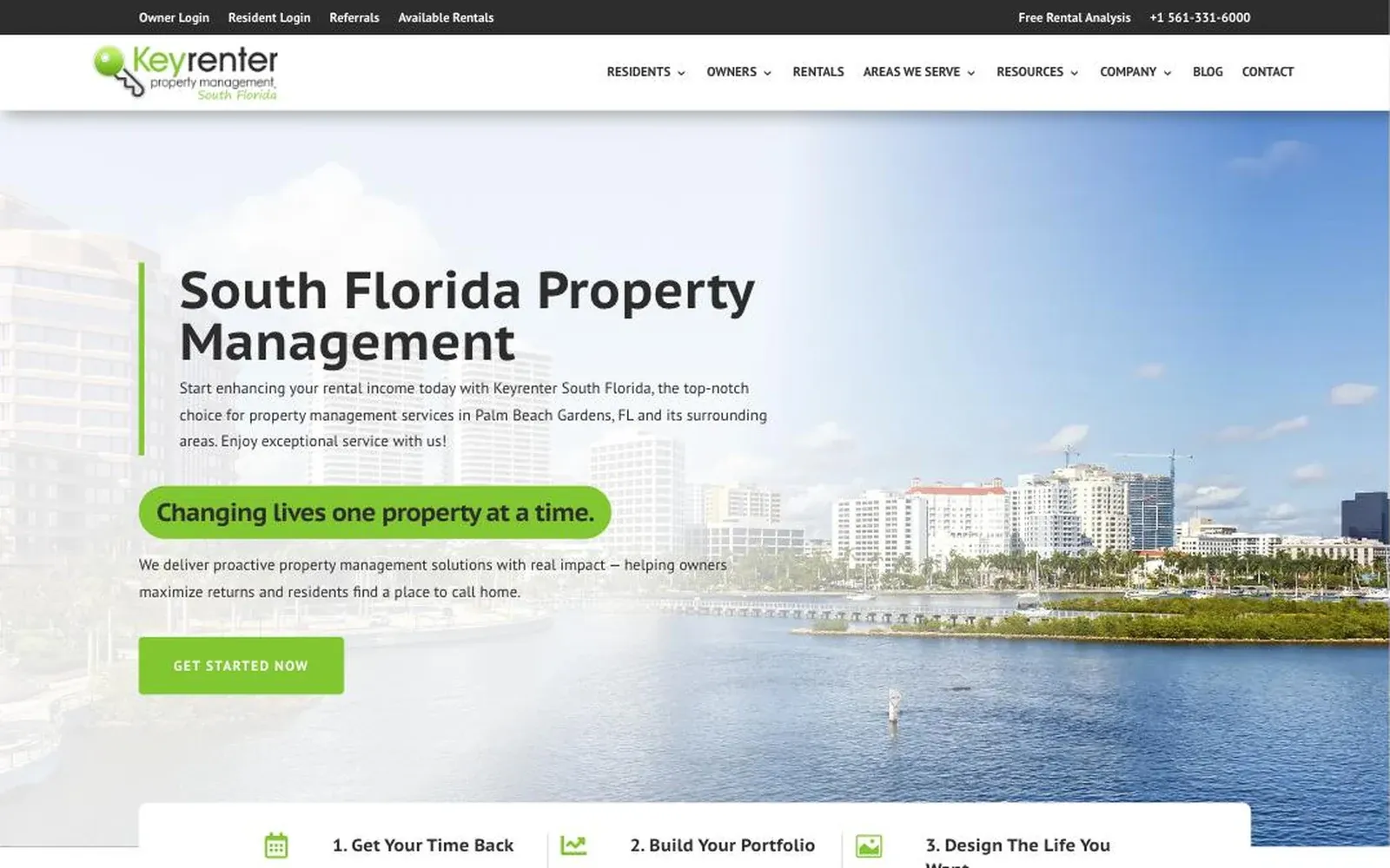 Dawson Property Management website screenshot